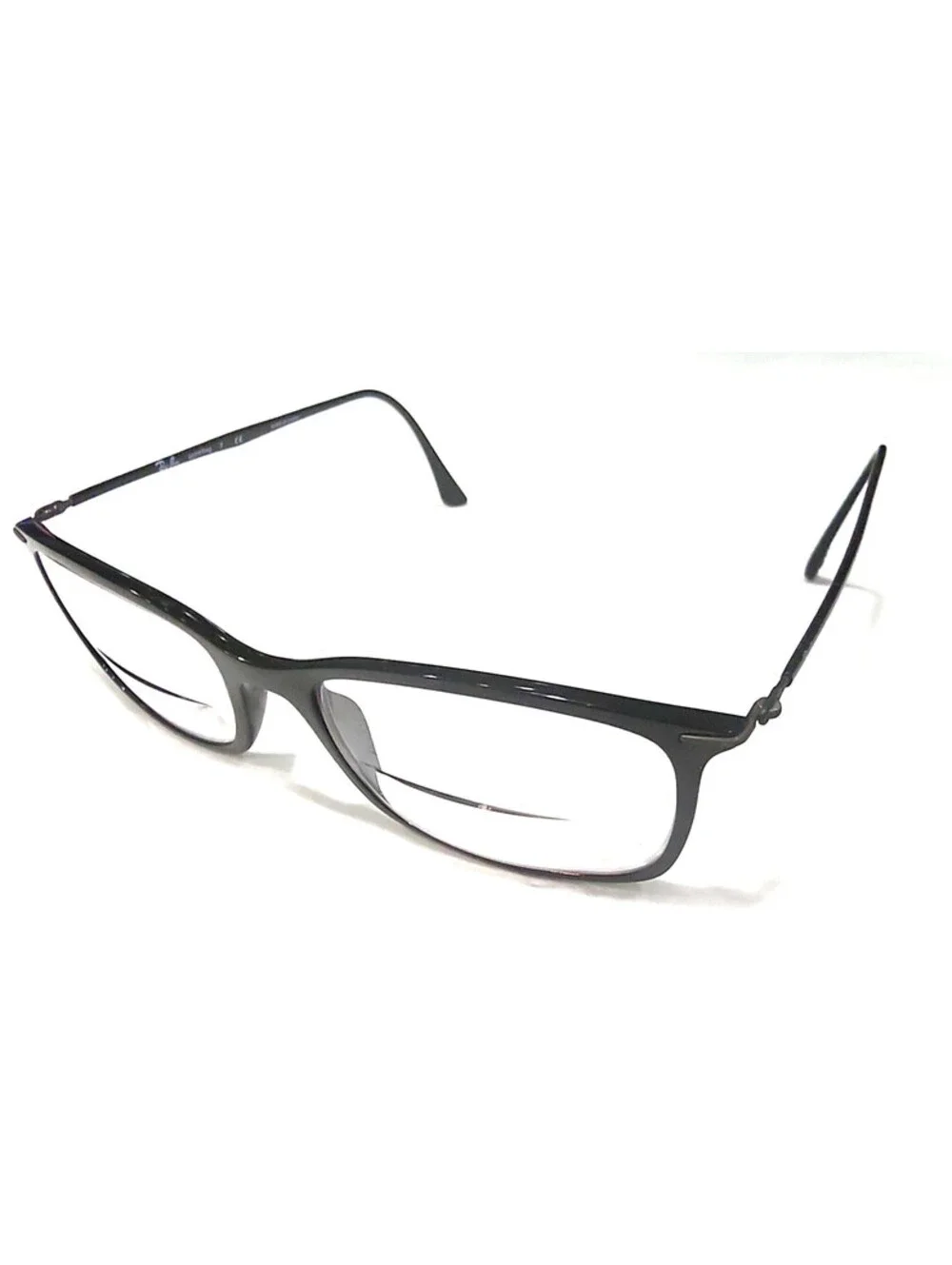 Ray Ban RB7031 2000 Black Rectangle Eyeglasses 53-17 140
